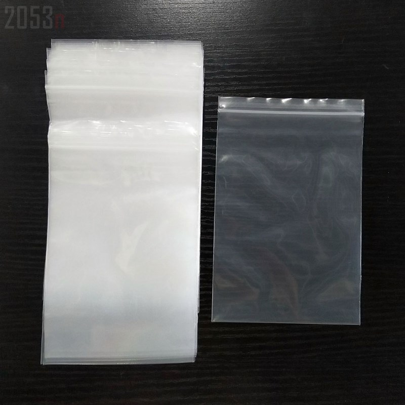 10*15cfm特厚16丝白边自封袋5号pe塑料透明封口袋工业包装袋100只