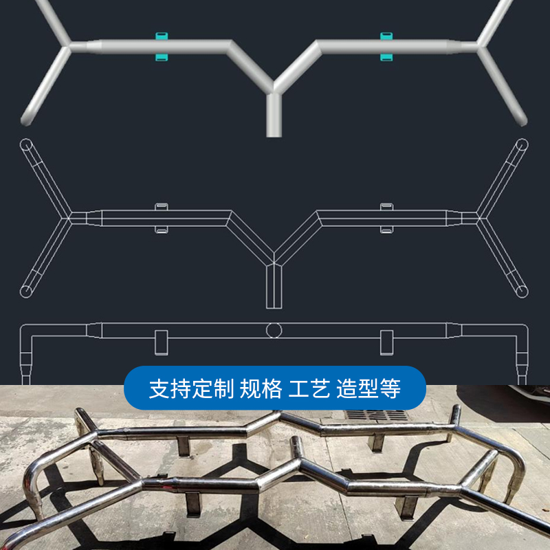 新品新品不锈钢i管折弯盘管屏风焊接加工金属材料O制品缩管封口真