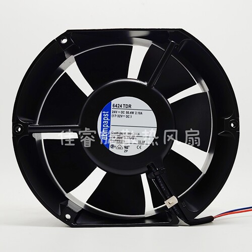 原装德国进口 6424TDR 24V 2.1A 50.4W 17CM变频器高端风扇