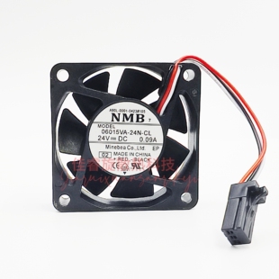 24N 0.09A NMB 变频器散热風扇 6015 06015VA 24V 全新原装
