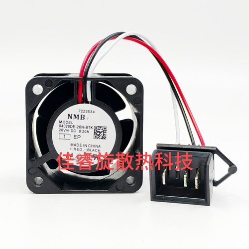 全新原装NMB 04028DE-26N-BTK 4028 26V 0.20A 4CM变频器散热风扇