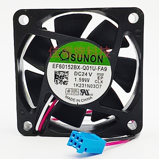 FA9 Q01U 6015 24V 6厘米散热风扇 建准SUNON 1.59W EF60152BX