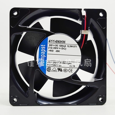 4114NHH风扇 全新德国进口 12038 24V 轴流风机 变频器风扇