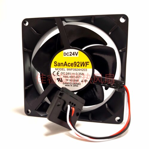 全新三洋9WF0924H203 DC24V A90L-0001-0577发那科FANUC专用风扇