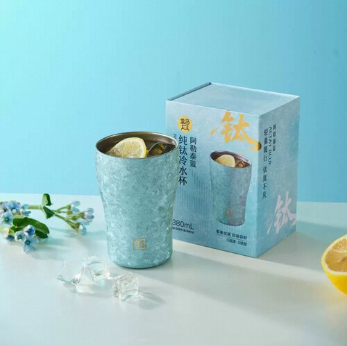 盒马代购纯钛冷水杯380ml保湿杯