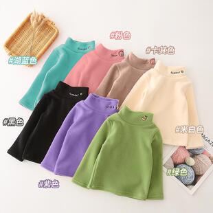 宝宝秋冬内搭神器，穿上立马暖和起来，半高领不钻风！！