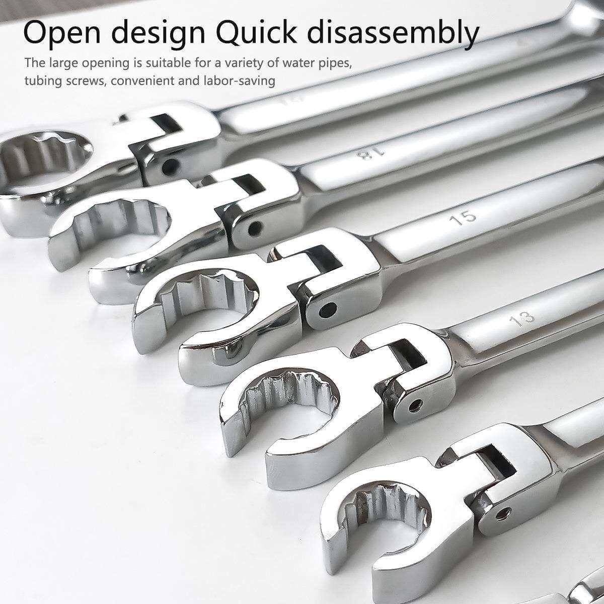 6pcs高端油管扳手套装双摇头扳手组合专业的维修扳手方便快捷,电子元器件市场,其它元器件,淘宝优惠券,粉丝福利购,淘宝优惠卷