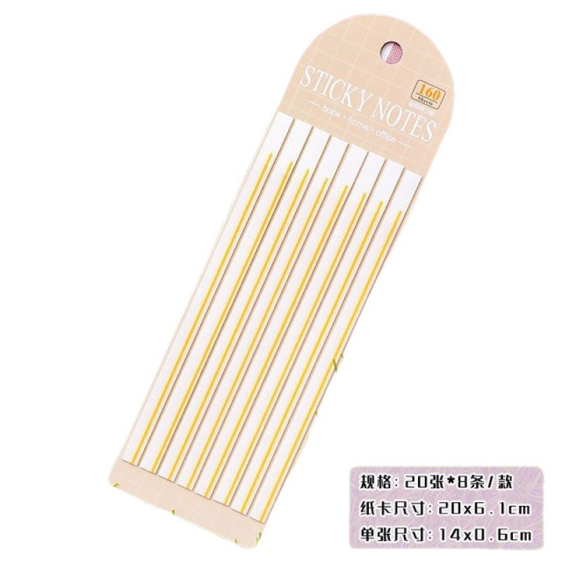 160 Pcs Transparent Sticky Note Pads Clear Sticky Notes