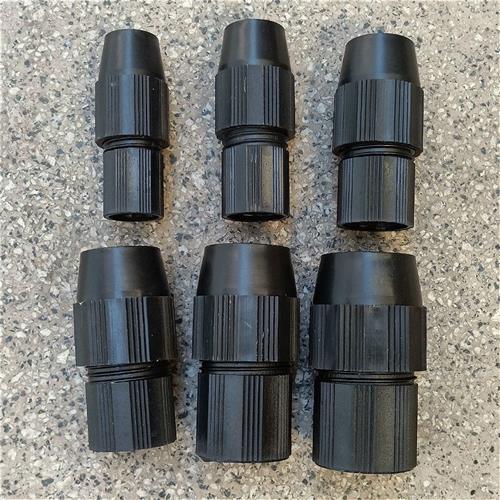 捞网杆锁紧配件捞网杆外锁不锈钢伸缩杆外锁定位器锁扣塑料连接头