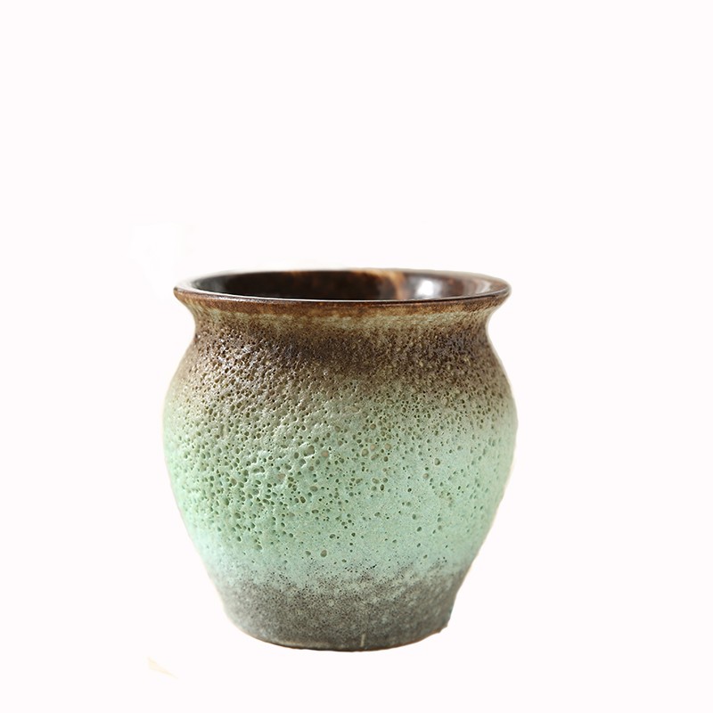 多肉花盆陶瓷悬崖老小桩花盆多肉植物粗陶大花器简约创意绿植花盆