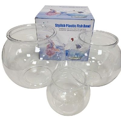 Plastic Bubble Bowls Clear Vases for Prizes Centerpieces PET