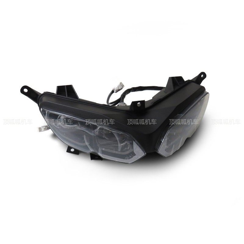 好货LX250GS-3前照灯支架挡风玻璃无极250RR跑车大灯导流罩玻璃原