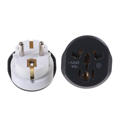 极速High Quality 16A Universal New EU Travel Adapter Euro Co