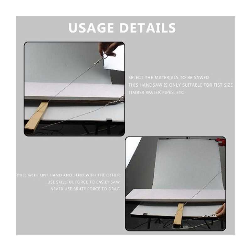 Steel Rope Hand Saw for Emergency Survival Gear Woodworking