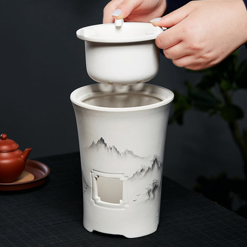 好货陶瓷煮茶炉炭炉煮茶器温茶器加热炉碳炉子炭火炉碳火风炉围炉
