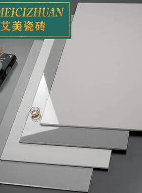 纯灰色亮光瓷砖6001200客饭厅哑光防滑玻化砖800x800抛光通体地砖