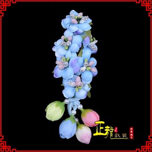 正龙戏装京剧服装戏曲服装戏剧用品小姐鬓花头饰小花头花 麦穗花