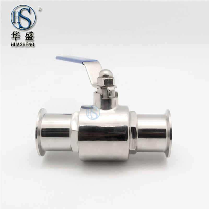 新品304/316L不锈钢卫生x级快装快开球阀耐高温手动直通卡箍式连