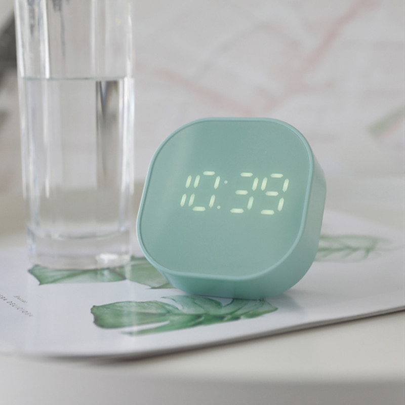 洞洞板配件儿童学生静音夜光闹钟计时J器厨房定时器可磁吸时钟