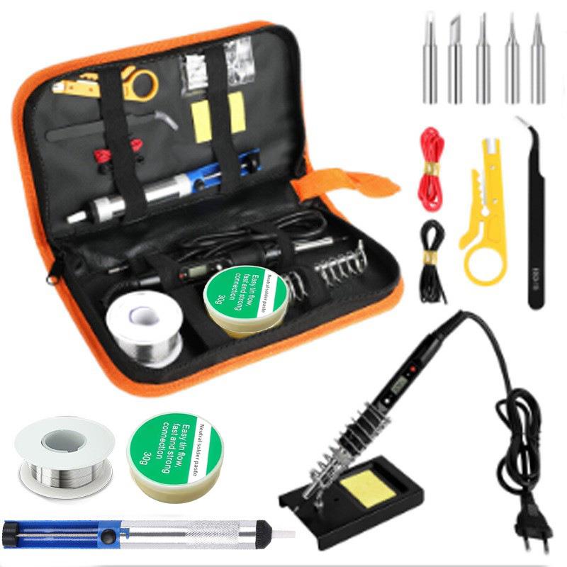 908S数显电烙铁套装80W焊接维修工具家用电烙铁套装