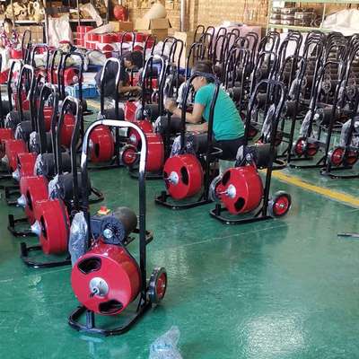 管道疏通机市政道路下水道电动疏通机器 厕所厨房堵塞清洗工具