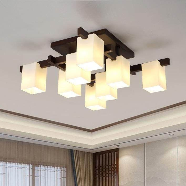 新中式客厅吊灯简约中国风餐厅书房间灯具创意胡桃木色卧室吸顶灯,农机/农具/农膜,播种栽苗器/地膜机,淘宝优惠券,粉丝福利购,淘宝优惠卷