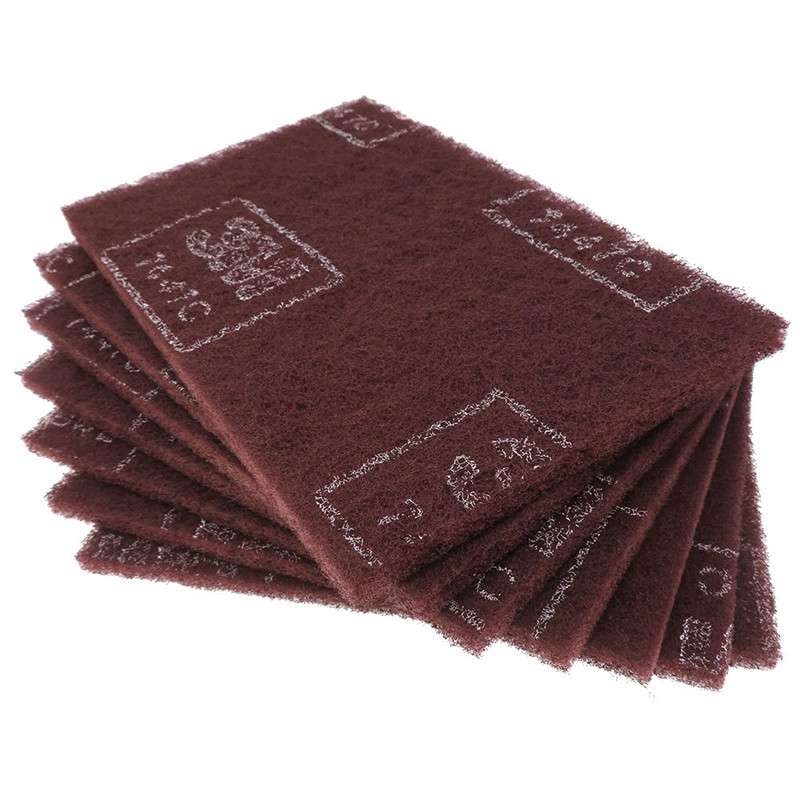 7447C工业百洁布 60片箱 6寸*9寸工业百洁布百洁布箱装拉丝布