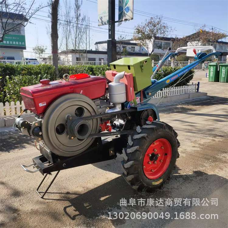 常发柴油机18马力12马力电启动 可加座椅手扶拖拉机 柴油旋耕机