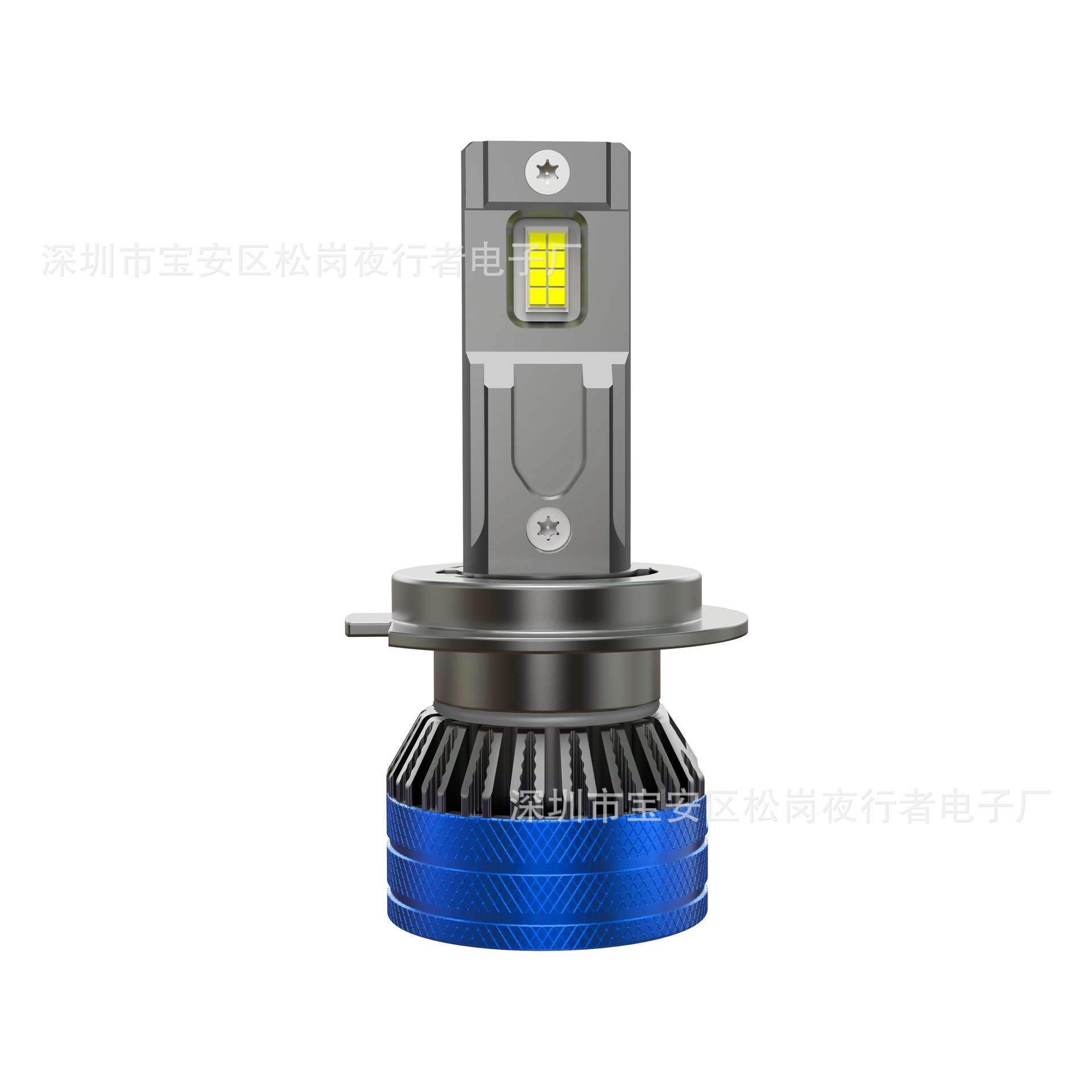 替代偏心款LED汽车前大灯H1 H7 H11 9005 9006 H4 9012超迷你车灯