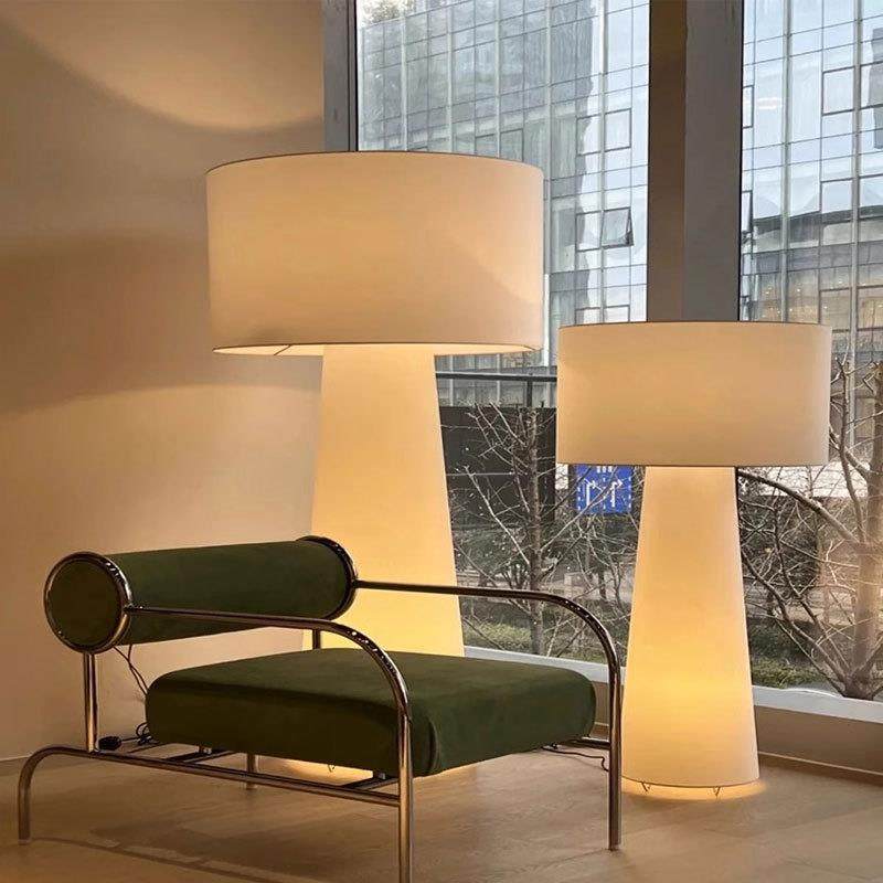 客厅落地灯意大利艺术设计师网红奶油风卧室氛围高级感轻奢大台灯