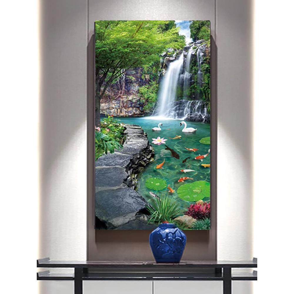 山水画玄关墙贴客厅墙画装饰贴纸防水墙纸自粘卫生间门贴贴画壁纸,农机/农具/农膜,播种栽苗器/地膜机,淘宝优惠券,粉丝福利购,淘宝优惠卷