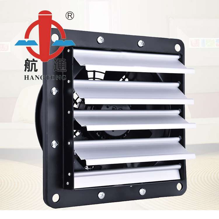 航通牌 外转子风机YWF6D-600 方形百叶防烟厨房油烟净化换气扇