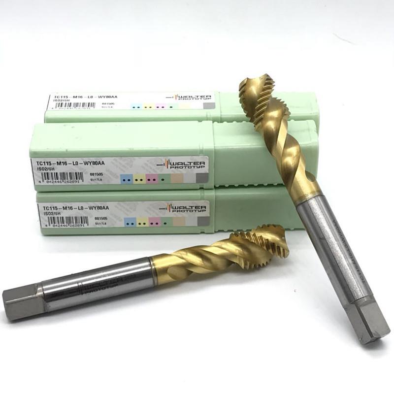 原装WALTER瓦尔特螺旋丝锥TC115-M16-L0-WY80AA螺旋丝攻