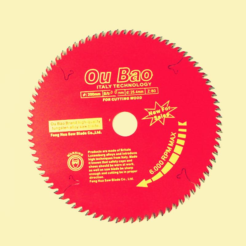 厂家销售OUBAO欧宝木工用合金锯片机用薄钨钢16寸405*3.8*80T锯片