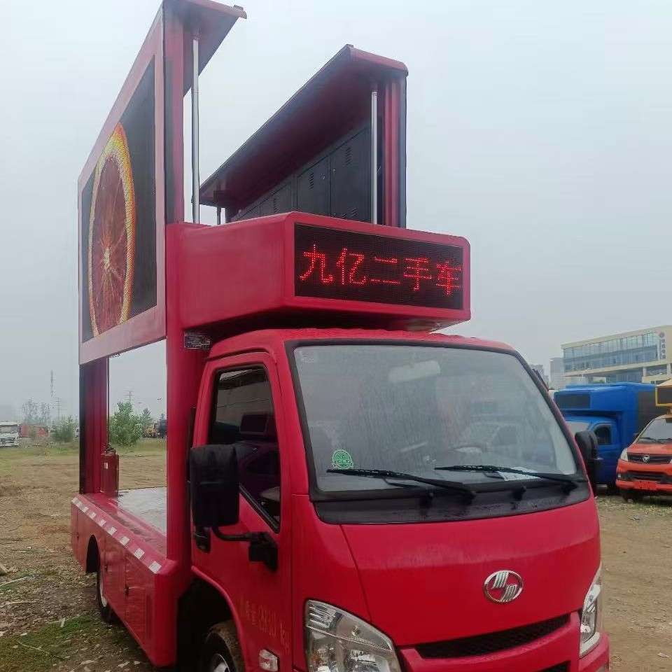出口广告车 LED广告宣传车 门窗展示彩屏广告车 产品展示宣传车