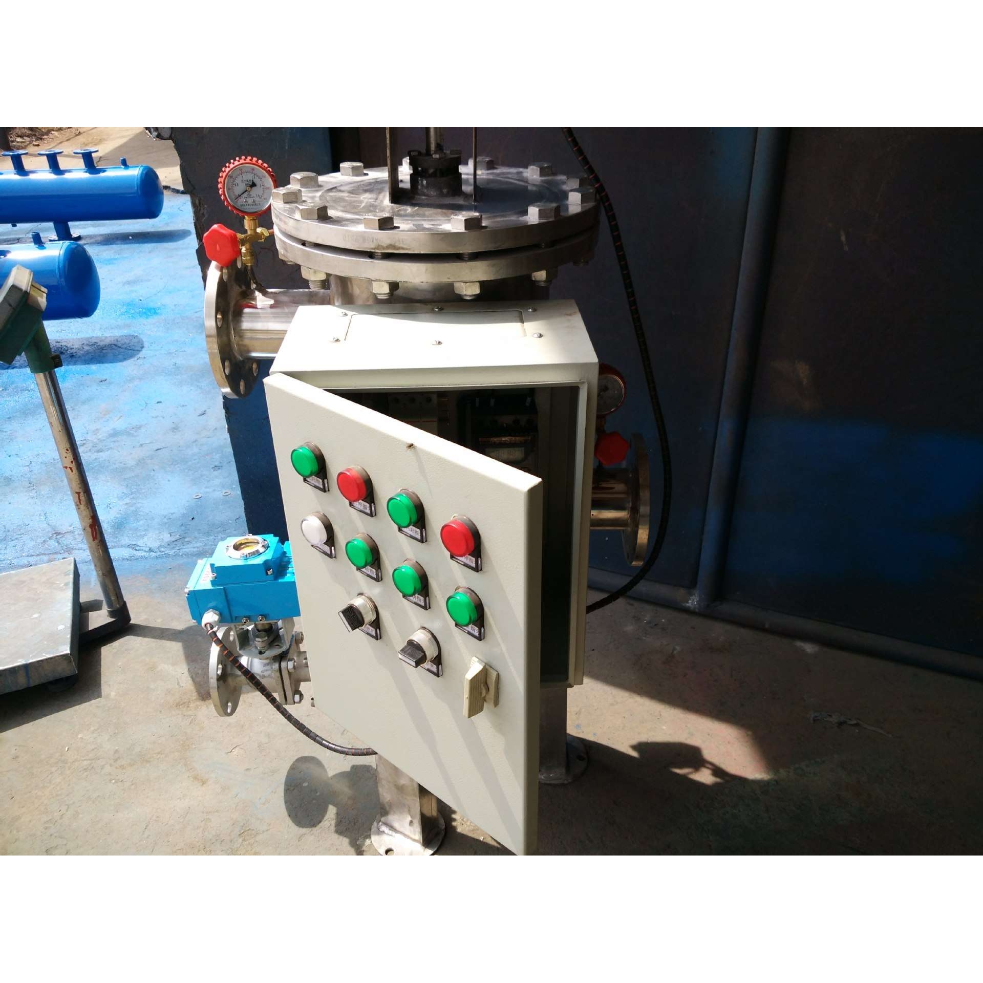 不锈钢全自动自清洗过滤器 316 低进侧出 DN200 DN250 DN300