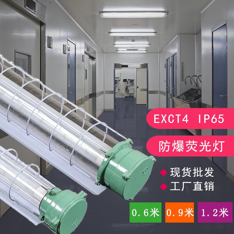 led防爆灯 1.2米0.9米防爆荧光灯 单管双管隔离防爆灯支架外壳