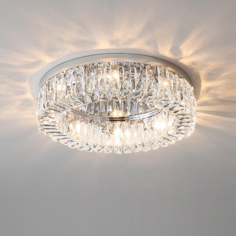 跨境简约现代水晶吸顶灯客厅灯2022年新款轻奢卧室灯主卧led北欧
