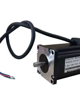 60步进电机高86MM 高扭矩 雕刻机60电机 孔距50 二相四线 NEMA24