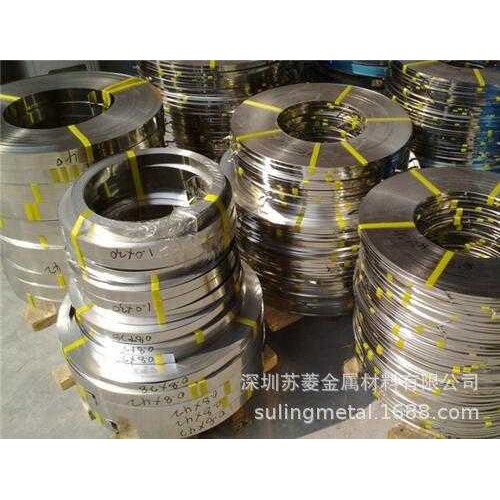 高硬度弹簧钢带 激光切割 1Cr17Ni7发条料 JIS标准不锈钢片 钢板