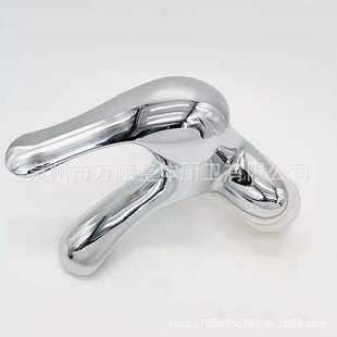 锌合金申达斯两联面盆水龙头 家用卫生间 洗脸盆双孔坐式冷热水阀