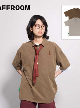 STAFFROOM“假装在工位”24新款刺绣POLO T恤