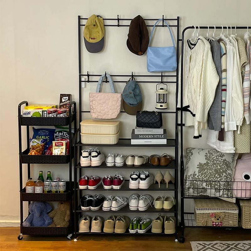 简易鞋架门口多层室内窄小型出租屋房宿舍家用帽子收纳层架简易鞋