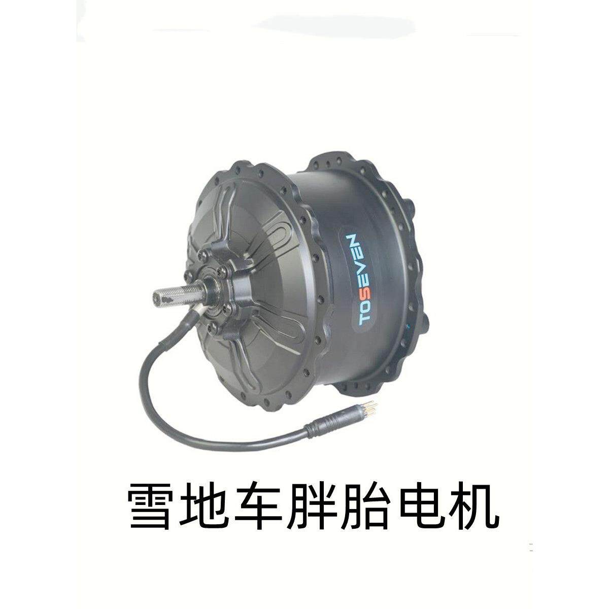 48V750W锂电汽车雪地车肥胎马达改装电动摩托车马达前驱后驱高速
