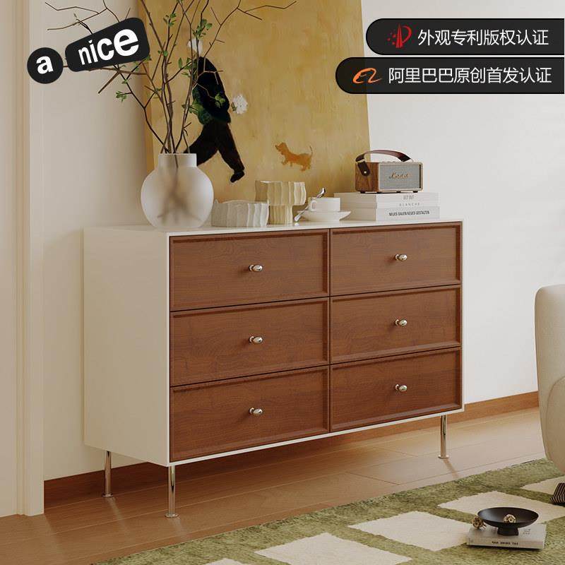 中古风六斗柜客厅靠墙抽屉餐边柜复古储物八九斗柜卧室床头柜定制,住宅家具,斗柜,淘宝优惠券,粉丝福利购,淘宝优惠卷