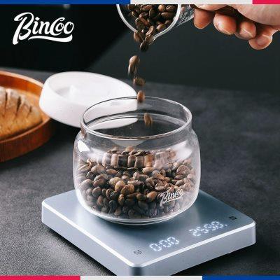 Bincoo手冲咖啡电子秤家用小型计时称量工具精准计重咖啡秤