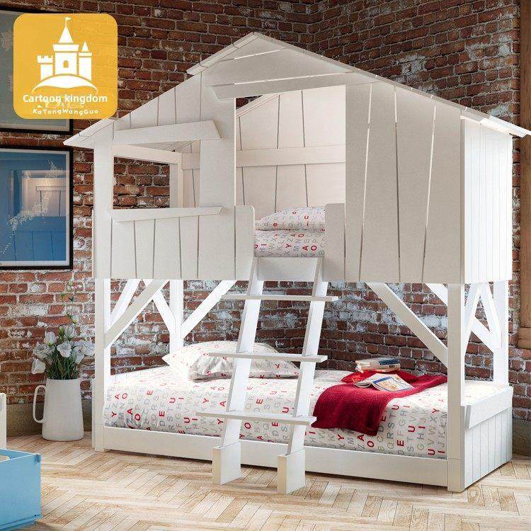 卡通王国创意实木儿童床定制简约树屋床白色高低床亲子主题子母床,住宅家具,高低/子母床,淘宝优惠券,粉丝福利购,淘宝优惠卷