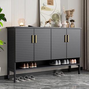 全铝合金鞋柜家用门口户外室外阳台防水防晒鞋架定制庭院储物柜子