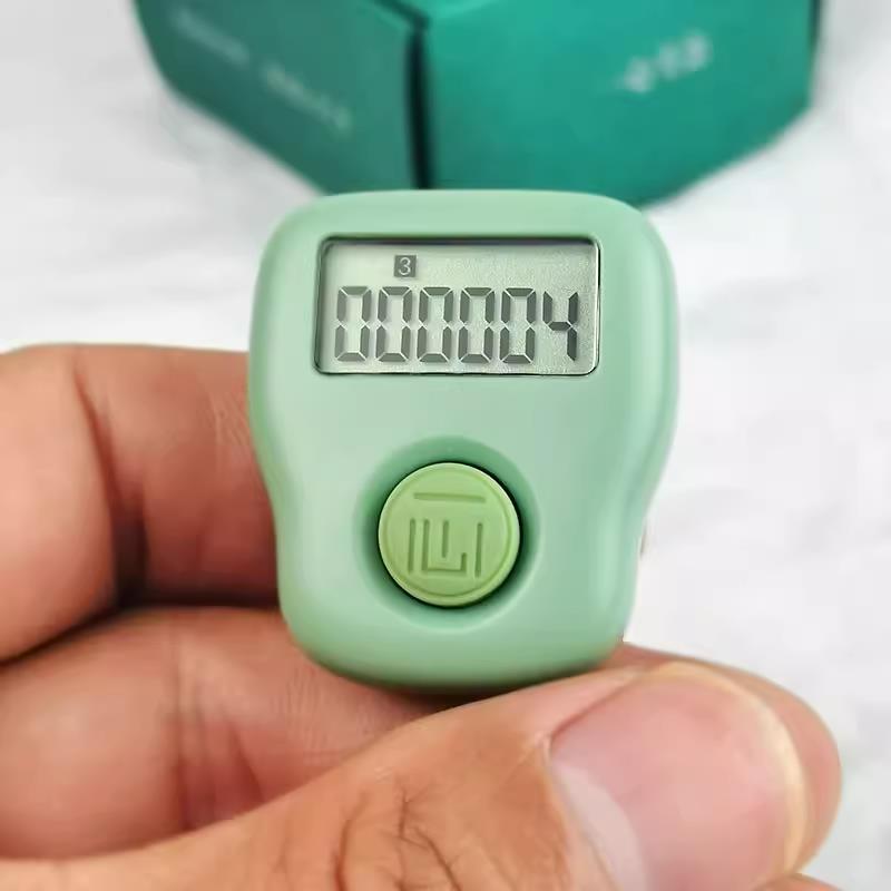 一心小型计数器电子数显可充电记数人流客流器数数器夜光手按记数