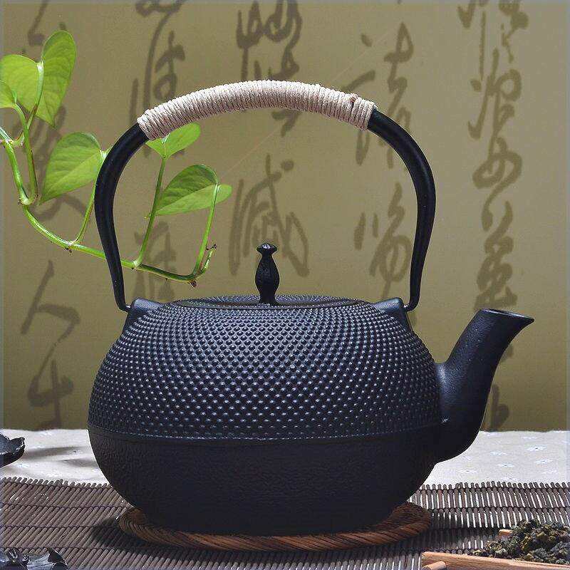 铸铁茶壶围炉炭火炉明火加热专用手工生铁壶无涂层烧水壶泡茶壶
